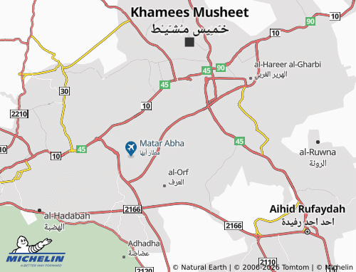 MICHELIN-Landkarte al-Nahdah - ViaMichelin