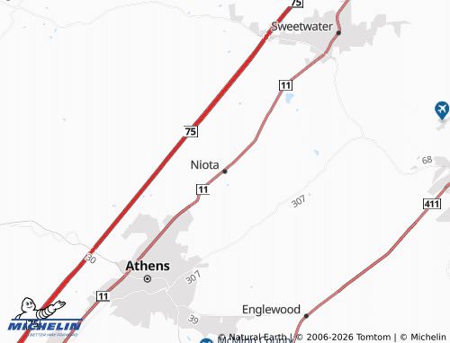 Mapa MICHELIN Niota - ViaMichelin