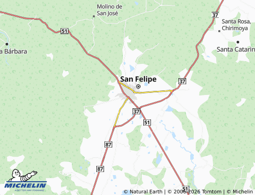 Mapa MICHELIN Esquipulas - ViaMichelin
