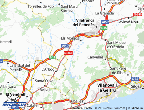 MICHELIN-Landkarte Les Masuques - ViaMichelin