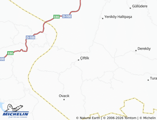 MICHELIN Çiftlik map - ViaMichelin