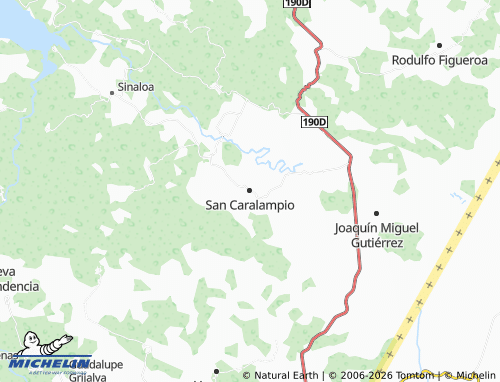 Mapa MICHELIN San Caralampio - ViaMichelin