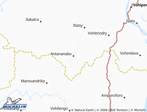 Carte MICHELIN Antananabo - ViaMichelin
