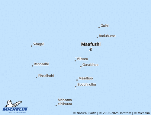 Mapa MICHELIN Biyaadhoo - ViaMichelin