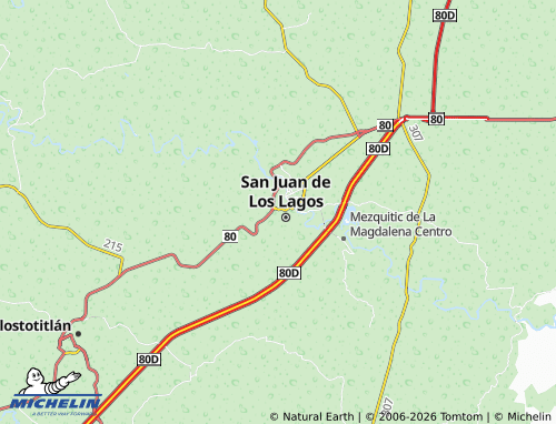 Mappa MICHELIN Llamaradas - ViaMichelin