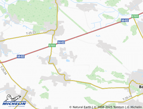 MICHELIN Ivanivka map - ViaMichelin