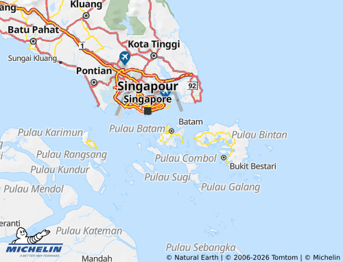 MICHELIN-Landkarte Batam - ViaMichelin