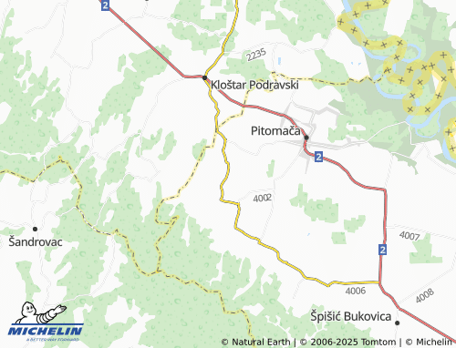 MICHELIN Grabrovnica map - ViaMichelin