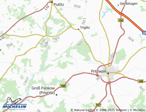 Mapa MICHELIN Groß Langerwisch - ViaMichelin