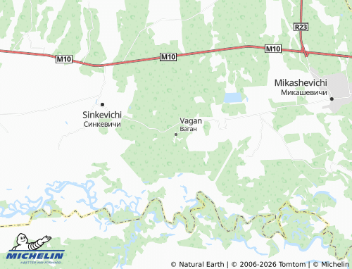 Carte MICHELIN Vagan - ViaMichelin