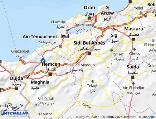 MICHELIN Seedi Ali Bouseedi map - ViaMichelin
