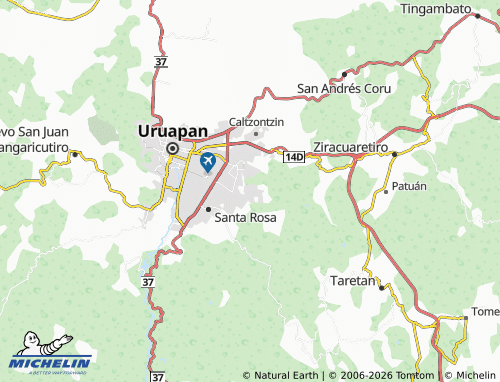 Mapa MICHELIN El Fresno - ViaMichelin