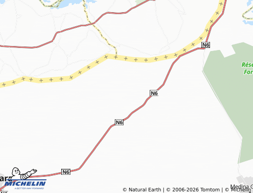 Mapa MICHELIN Tiéwal - ViaMichelin