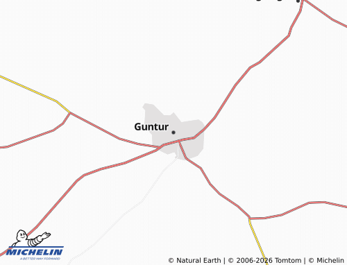 MICHELIN Guntur map - ViaMichelin