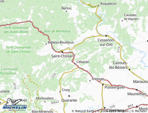 Carte MICHELIN Fontjun - ViaMichelin