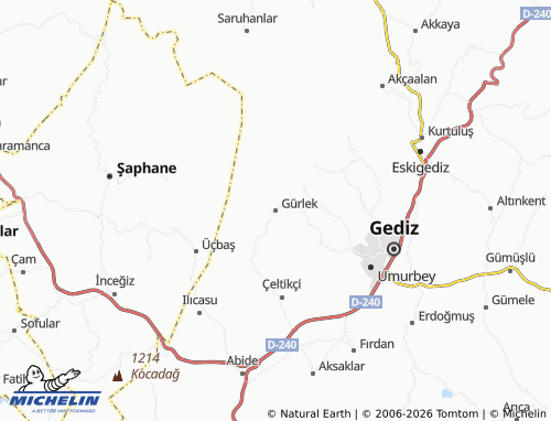 Mappa MICHELIN Gürlek - ViaMichelin