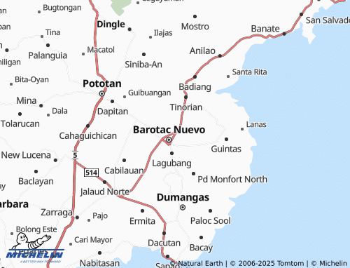 MICHELIN Bungca map - ViaMichelin