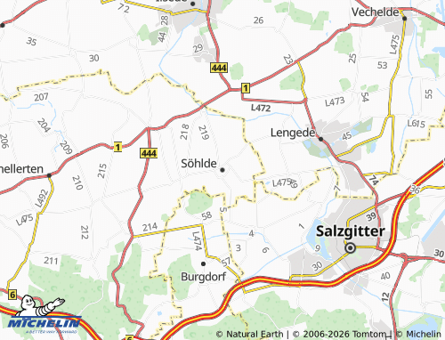 MICHELIN Söhlde map - ViaMichelin