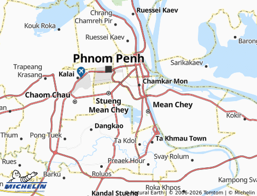 Mappa MICHELIN Boeng Tumpun - ViaMichelin