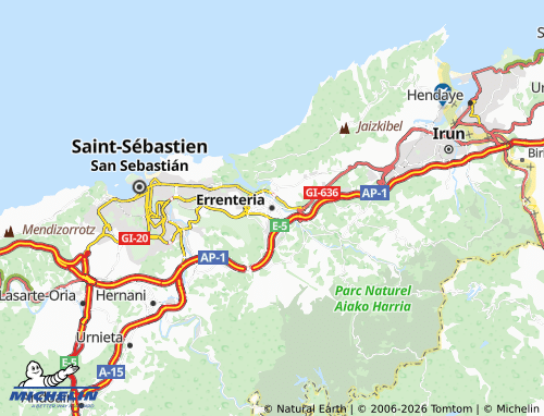 Mappa MICHELIN Errenteria - ViaMichelin