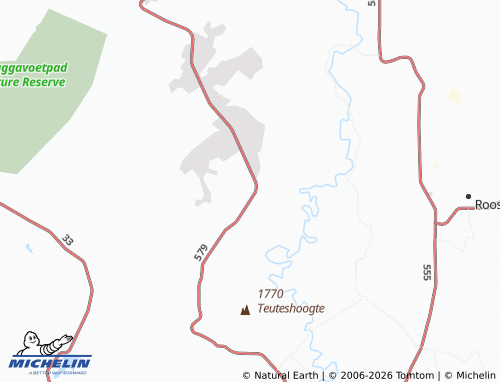 MICHELIN-Landkarte Elandslaagte - ViaMichelin