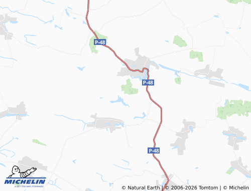 Kaart MICHELIN Nova Hreblia - ViaMichelin