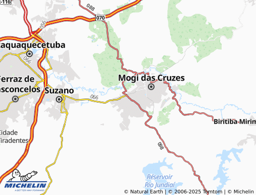 MICHELIN Vila Presidente Wilson map - ViaMichelin