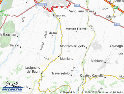MICHELIN-Landkarte Basilicanova - ViaMichelin