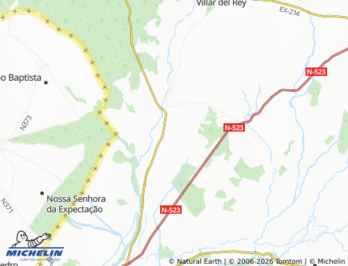 MICHELIN Cuartel de Menacho Bótoa map - ViaMichelin