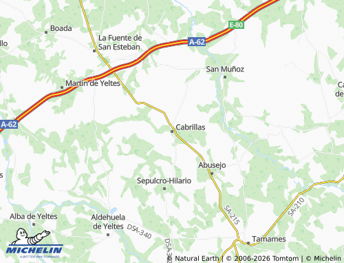 MICHELIN Cabrillas map - ViaMichelin