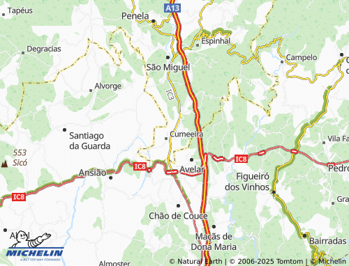 Carte MICHELIN Venda das Figueiras - ViaMichelin