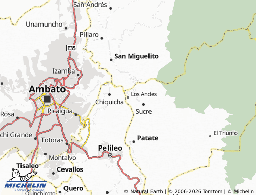 Mappa MICHELIN Los Andes - ViaMichelin