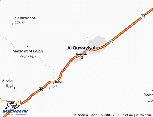 MICHELIN-Landkarte al-Deerah - ViaMichelin