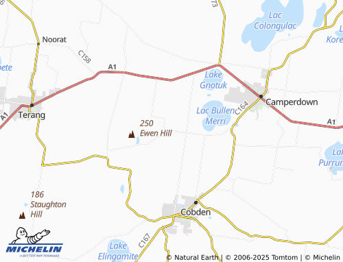 MICHELIN Naroghid map - ViaMichelin