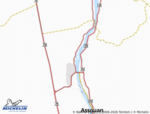 Mapa MICHELIN Naj' al-Hajar - ViaMichelin