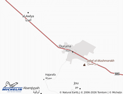Carte MICHELIN al-Yamamah - ViaMichelin