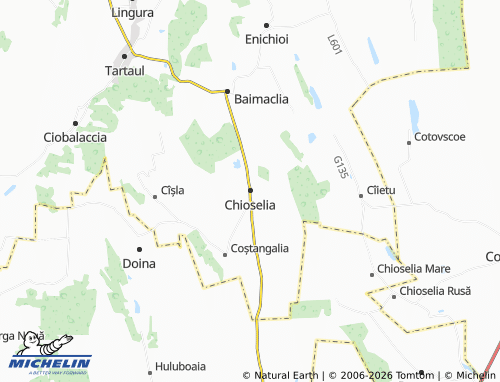 Mapa MICHELIN Chioselia - ViaMichelin