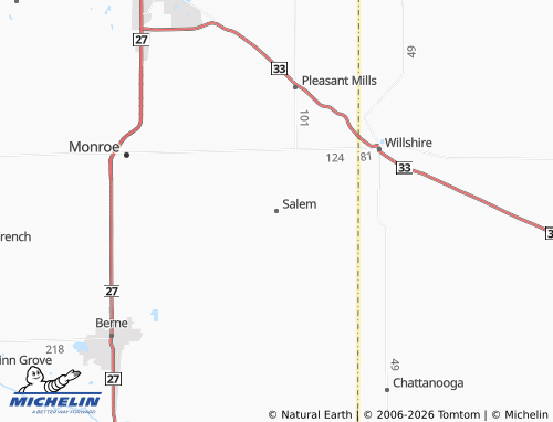 Mappa MICHELIN Salem - ViaMichelin
