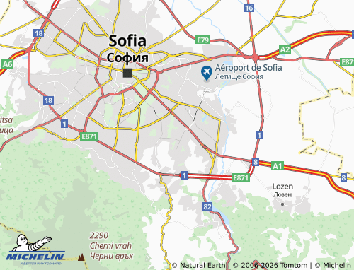 Mappa MICHELIN Rayon Mladost - ViaMichelin