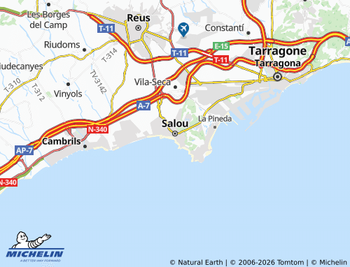 MICHELIN-Landkarte Salou - ViaMichelin