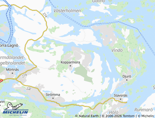 Mappa MICHELIN Saltarö - ViaMichelin