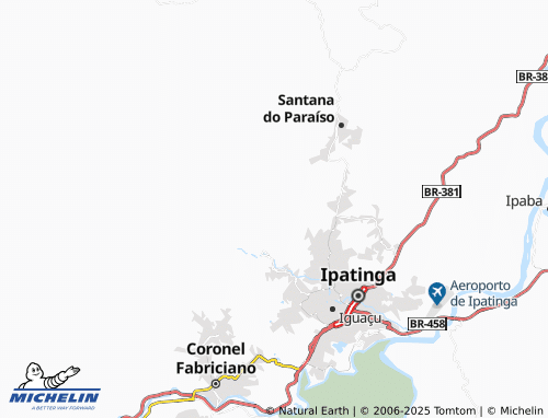 MICHELIN Pedra Branca map - ViaMichelin