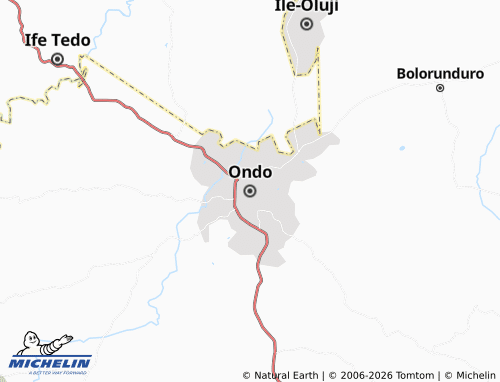 MICHELIN-Landkarte Ondo - ViaMichelin