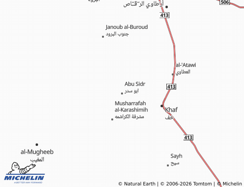 Mappa MICHELIN Abu Sidr - ViaMichelin