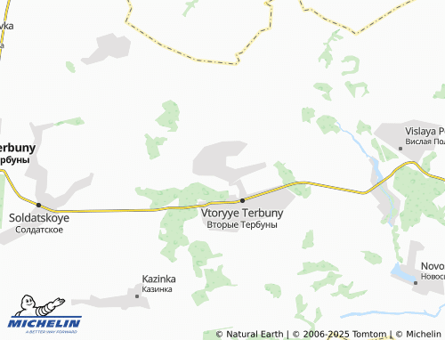 MICHELIN Burdino map - ViaMichelin