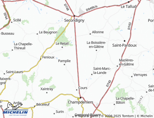MICHELIN-Landkarte Casse-Tête - ViaMichelin
