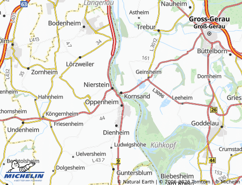 MICHELIN Kornsand map - ViaMichelin