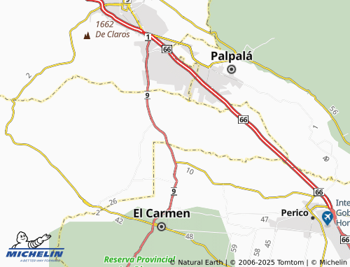 MICHELIN Barrio Privado Las Delicias map - ViaMichelin