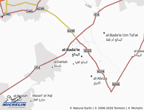 MICHELIN-Landkarte al-'Azeeziyyah - ViaMichelin