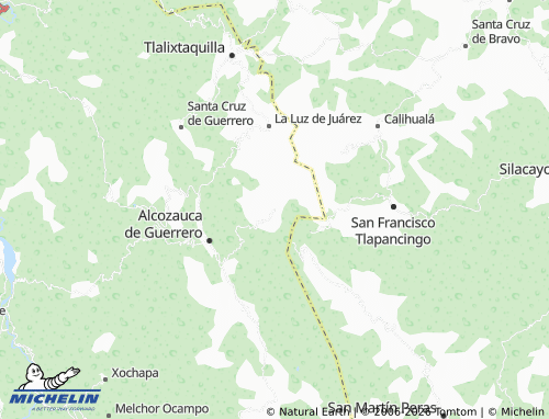 Mappa MICHELIN Cuyuxtláhuac - ViaMichelin